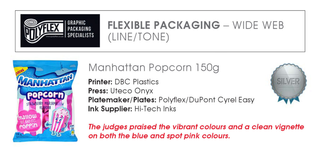 DBC Plastics Silver award sweets packaging