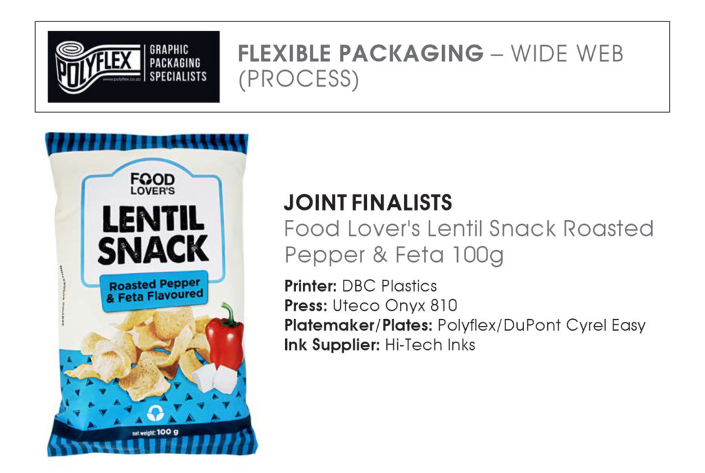 DBC Plastics Food Lover's Lentil Snack Roasted Pepper & Feta 100g