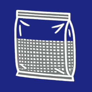 dbc wovens Woven polypropylene clear